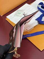 LV Lisa Wallet Monogram Snowy Pearl M15334 - 11.5x9x1.5 cm - 4