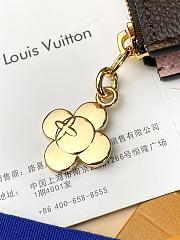 LV Romy Card Holder Monogram Snowy Pearl M15333 - 12x8x0.8cm - 2