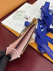 LV Romy Card Holder Monogram Snowy Pearl M15333 - 12x8x0.8cm - 3