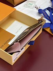 LV Romy Card Holder Monogram Snowy Pearl M15333 - 12x8x0.8cm - 6