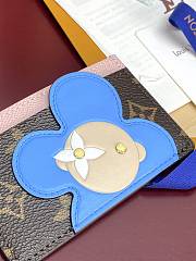 LV Card Holder Monogram Snowy Pearl/Blue Frost M15345 - 11x7x0.5cm - 4
