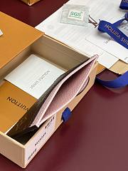 LV Card Holder Monogram Snowy Pearl/Blue Frost M15345 - 11x7x0.5cm - 3