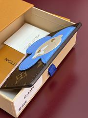 LV Card Holder Monogram Snowy Pearl/Blue Frost M15345 - 11x7x0.5cm - 2