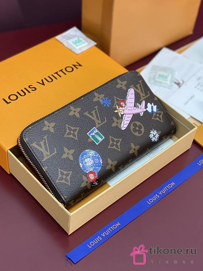 LV Zippy Wallet Monogram Snowy Pearl M26256 - 19.5x10.5x2.5cm - 1