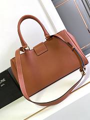Celine Medium Appoline Trio Bag in Brown - 37.5x22x16cm - 5