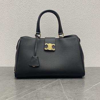 Celine Medium Appoline Trio Bag in Black - 37.5x22x16cm