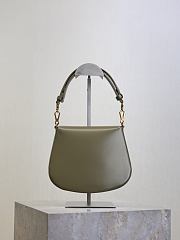 YSL Mini Voltaire Top Handle Bag In Box Saint Laurent Green - 21x17.5x8cm - 3