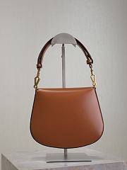 YSL Mini Voltaire Top Handle Bag In Box Saint Laurent Brown - 21x17.5x8cm - 5