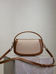 YSL Voltaire In Box Saint Laurent Canvas And Leather Brown - 24x15x5cm - 4