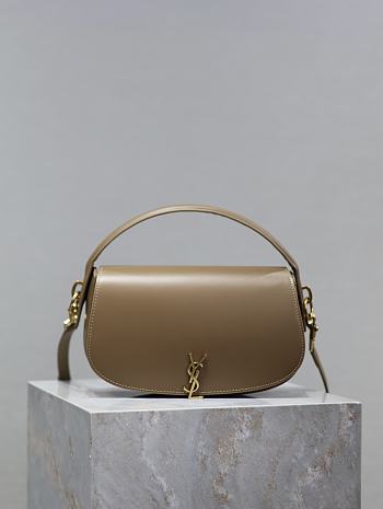 YSL Voltaire In Box Saint Laurent Beige - 24x15x5cm