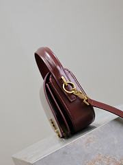 YSL Voltaire In Box Saint Laurent Burgundy - 24x15x5cm - 5
