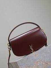 YSL Voltaire In Box Saint Laurent Burgundy - 24x15x5cm - 4