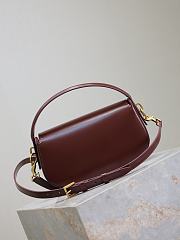 YSL Voltaire In Box Saint Laurent Burgundy - 24x15x5cm - 3
