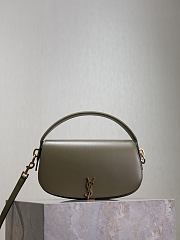 YSL Voltaire In Box Saint Laurent Khaki - 24x15x5cm - 3
