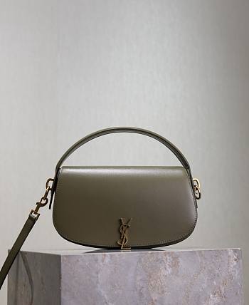 YSL Voltaire In Box Saint Laurent Khaki - 24x15x5cm