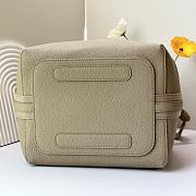 Loro Piana Large Bale Bag Grained Calfskin Beige - 27x24x20cm - 5