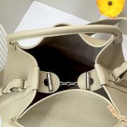 Loro Piana Large Bale Bag Grained Calfskin Beige - 27x24x20cm - 3