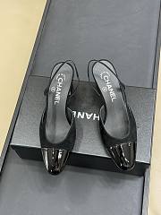 Chanel Slingbacks Velvet & Patent Calfskin Black 65mm - 2