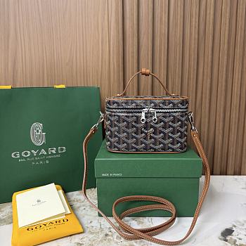 Goyard Muse Mini Vanity Black Tan - 16x10x8cm