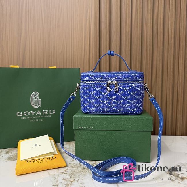 Goyard Muse Mini Vanity Blue - 16x10x8cm - 1