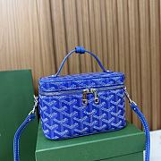 Goyard Muse Mini Vanity Blue - 16x10x8cm - 2