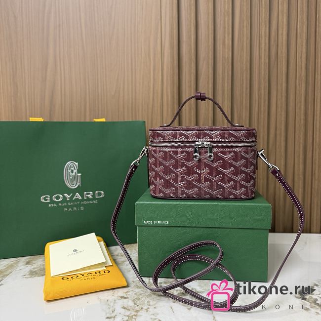 Goyard Muse Mini Vanity Burgundy - 16x10x8cm - 1