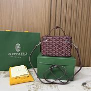 Goyard Muse Mini Vanity Burgundy - 16x10x8cm - 5
