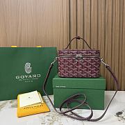 Goyard Muse Mini Vanity Burgundy - 16x10x8cm - 4