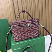 Goyard Muse Mini Vanity Burgundy - 16x10x8cm - 2