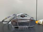 LV Ski Vanity Chain Pouch Silver Monogram Embossed Canvas M26097 - 19x11.5x6.5cm - 3