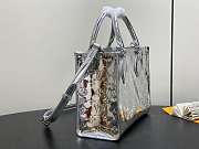 LV Ski Onthego PM Silver Monogram Embossed Canvas M26373 - 25x19x11.5cm - 5