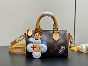 LV Nano Speedy Monogram Snowy Pearl M15330 - 16x10x7.5cm - 1