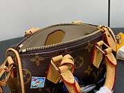 LV Nano Speedy Monogram Snowy Pearl M15330 - 16x10x7.5cm - 5