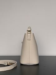 Celine Small Louise Bag In Smooth Calfskin Beige - 19x16x12cm - 5