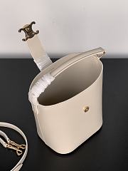 Celine Small Louise Bag In Smooth Calfskin Beige - 19x16x12cm - 3