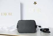 Small Diorstar Bucket Bag Blue Dior Oblique Jacquard - 24x24x15cn - 6