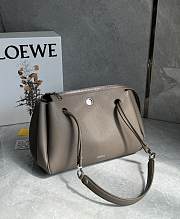 Loewe Medium Madrid Bag In Supple Grained Calfskin Taupe - 28.5x11x23cm - 6
