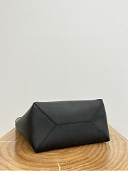 Loewe Medium Puzzle Fold Tote in Nappa Calfskin Black/Burgundy - 31x24.5x15cm - 2