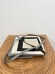 Loewe Medium Puzzle Fold Tote in Nappa Calfskin Grey/Light Ghost - 31x24.5x15cm - 2