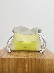 Loewe Medium Puzzle Fold Tote in Nappa Calfskin Pale Grey/Light Citrine - 31x24.5x15cm - 6
