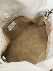 Loewe Medium Puzzle Fold Tote in Nappa Calfskin Pale Grey/Light Citrine - 31x24.5x15cm - 4