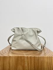 Loewe Medium Puzzle Fold Tote in Nappa Calfskin Pale Grey/Light Citrine - 31x24.5x15cm - 5
