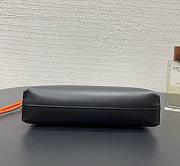 Loewe Knot T Pouch In Shiny Nappa Calfskin Black - 22.5x5.5x15.5cm - 6