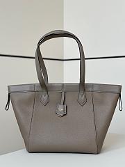 Fendi Origami Medium Taupe Leather Bag That Can Be Transformed - 27x27x16.5cm - 4