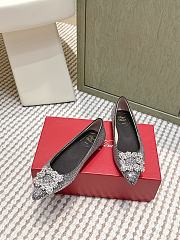 Roger Vivier Efflorescence Ballerinas in Crystal Black - 5