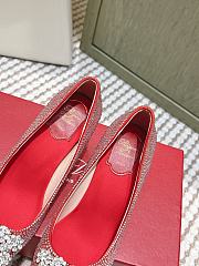 Roger Vivier Efflorescence Pums in Crystal Red 6.5cm - 2