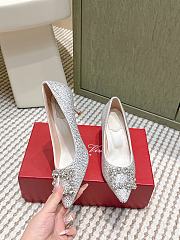 Roger Vivier Efflorescence Pums in Crystal White 6.5cm - 4