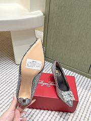 Roger Vivier Efflorescence Pums in Crystal Black 6.5cm - 5