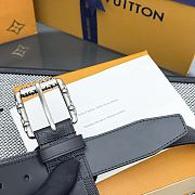 LV Drift Rockabilly 35mm Belt Black M4396U - 6