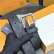 LV Drift Rockabilly 35mm Belt Black M4396U - 2